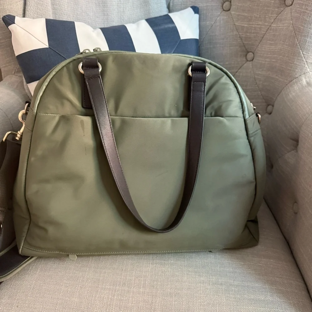 ❤️🔥Lo & Sons - O.G. 2 Medium - Olive Green/Gold Hardware/Camel Interior
